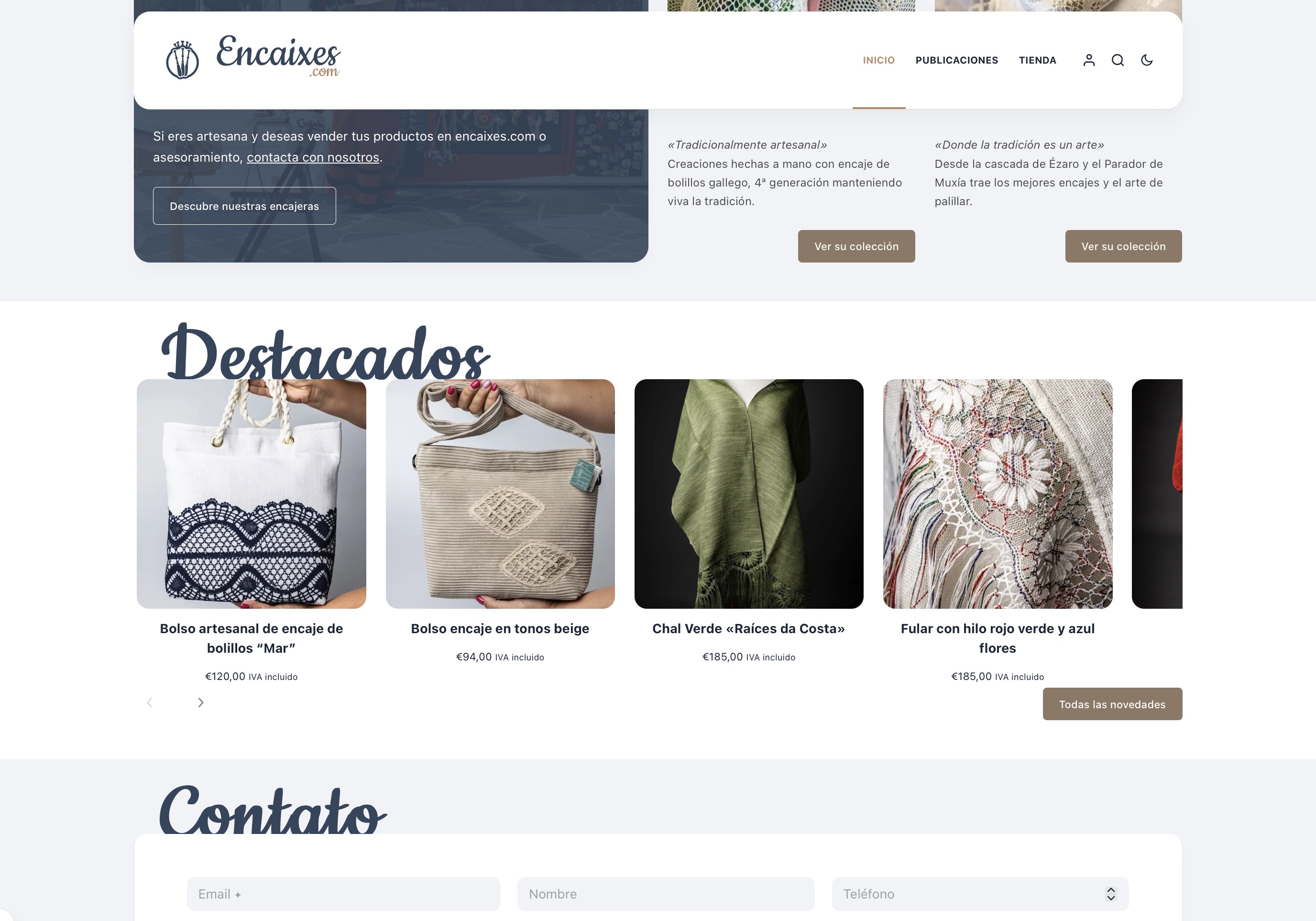 Captura de Encaixes.com